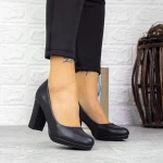 Buty na grubym obcasie 2YXD33A Czarny | Mei