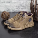 Męskie botki 812071 Khaki | Franco Gerardo