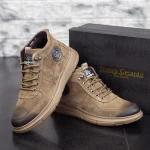 Męskie botki 812071 Khaki | Franco Gerardo