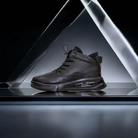 Męskie botki 7688 Czarny | Franco Gerardo