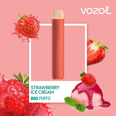 Jednorazowa szisza elektroniczna STAR800 Strawberry Ice Cream | Vozol
