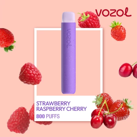 Jednorazowa szisza elektroniczna STAR800 Strawberry Raspberry Cherry | Vozol