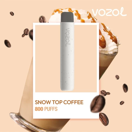 Jednorazowa szisza elektroniczna STAR800 SNOW TOP COFFEE | VOZOL