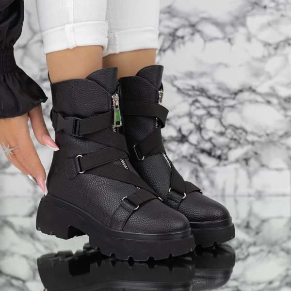 Botki 2MX502 Czarny | Mei