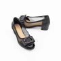 Buty na grubym obcasie 9627 Czarny | Formazione