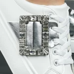 Damskie buty sportowe 2B11 Srebrny | Mei