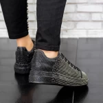 Damskie buty sportowe 2XJ85 Czarny-Gunmetal | Mei