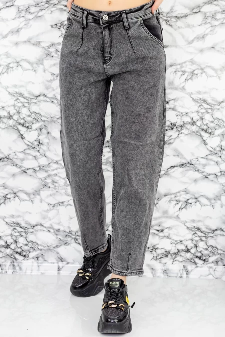 Damskie jeansy 1609 Szary | Fashion