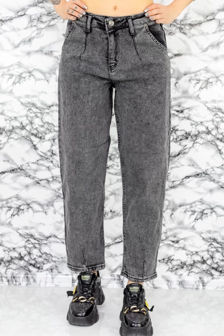 Damskie jeansy 1609 Szary | Fashion