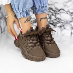 Damskie buty sportowe 2WL86 Khaki | Mei