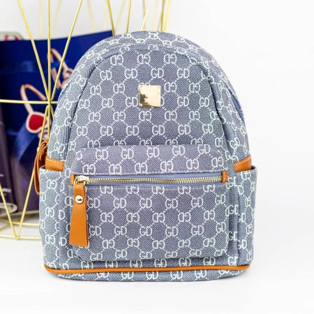 Damska torba plecakowa 800-1 Niebieski | Fashion