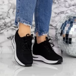 Buty sportowe na platformie 2KDN7 Czarny | Mei