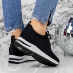 Buty sportowe na platformie 2KDN7 Czarny | Mei