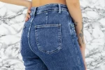 Damskie jeansy SL858 Niebieski | Fashion