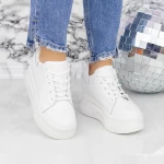 Buty sportowe na platformie 2SZ6 Biały | Mei