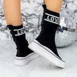 Damskie buty sportowe 99068 Czarny | Mei