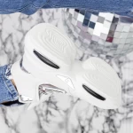 Buty sportowe na platformie K08 Biały | Mei