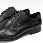 Męskie buty 550-027D Czarny | Eldemas