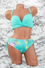 Damska kostium kąpielowy, 2 sztuki L16-1 Turkusowy | Meina