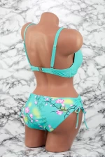 Damska kostium kąpielowy, 2 sztuki L16-1 Turkusowy | Meina