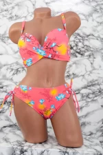 Damska kostium kąpielowy, 2 sztuki L16-2 Koralowy | Meina