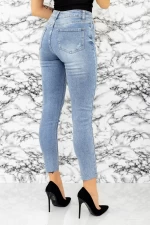 Damskie jeansy PGG-F31150 Niebieski | Farfallina