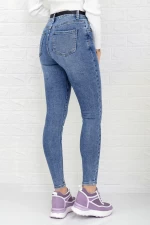 Damskie jeansy SH9813 Niebieski | Mina