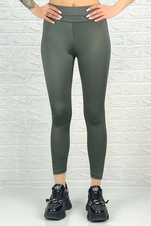 Damskie legginsy HC41 Khaki | Fashion