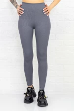 Damskie legginsy HC44 Jasnoszary | Fashion