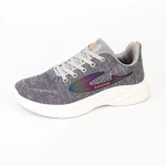 Męskie buty sportowe F2245 Jasnoszary-Pomarańczowy | Fashion