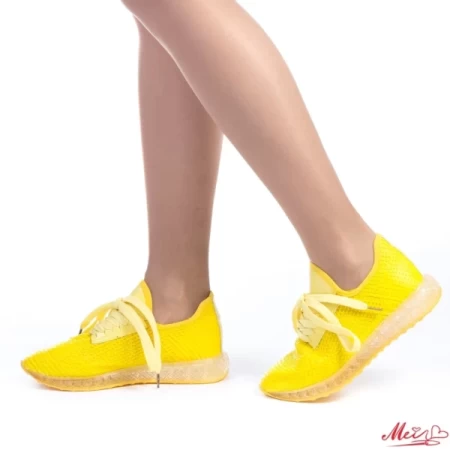 Damskie buty sportowe SZ108 Żółty | Mei