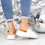 Damskie klapki 2WS10 Biały | Mei