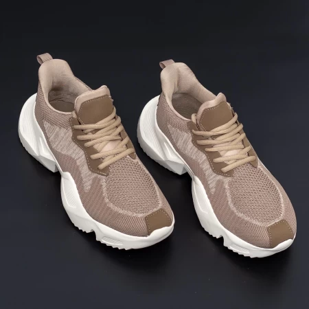 Męskie buty sportowe 0513 Khaki | Mei