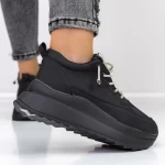 Buty sportowe na platformie 3WL3 Czarny | Mei