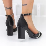 Buty na grubym obcasie 3XKK17 Czarny | Mei