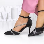 Buty na cienkim obcasie 3XKK13 Czarny | Mei