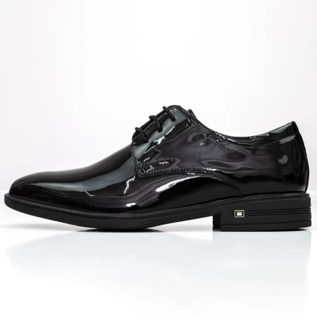 Męskie buty 8D7605 Czarny | Eldemas