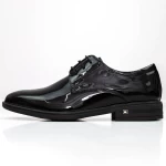 Męskie buty 8D7605 Czarny | Eldemas