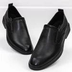 Męskie buty D11153 Czarny | Mels