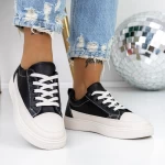 Damskie buty sportowe 957 Beżowy-Czarny | Fashion