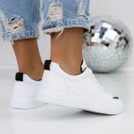 Damskie buty sportowe 955 Biały-Czarny | Fashion