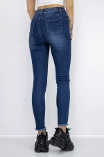 Damskie jeansy GH7607B Niebieski | Mina