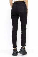 Damskie jeansy HW-55A Czarny | Mina