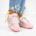 Damskie buty sportowe 3WL37 Różowy | Mei