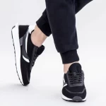 Męskie buty sportowe 0567 PSB Czarny-Biały | Mei