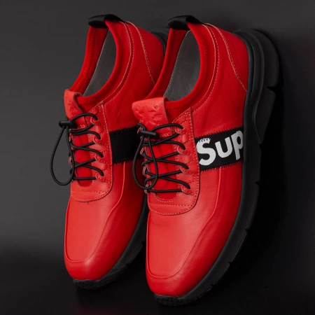 Męskie buty sportowe R3328 Czerwony | Stephano