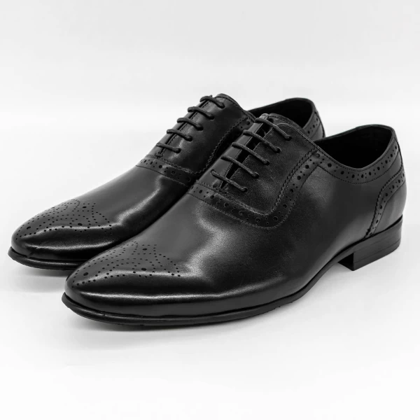 Męskie buty 792-047 Czarny | Eldemas