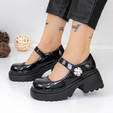 Damskie buty na co dzień 3WL108 Czarny | Mei