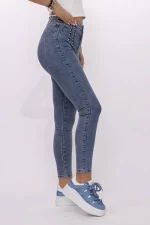 Damskie jeansy A200 Niebieski | Mina