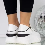 Buty sportowe na platformie 3WL79 Biały | Mei